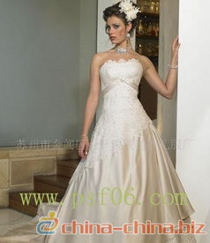 金針銀線婚紗禮服加工批發(fā)婚紗禮服