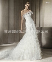 材質(zhì)拖尾婚紗_訂做禮服小禮服_來圖外貿(mào)女裝_廠家批發(fā)_采購價(jià)格 