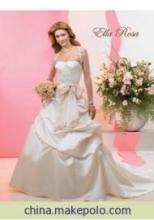 【廠家加工定做抹胸型袖套時尚新娘婚紗禮服H106】價格,廠家,圖片,禮服、婚紗,-