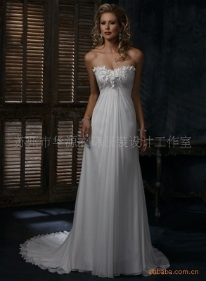 批發(fā)時尚花朵裝飾雪紡婚紗禮服 婚紗禮服加工,批發(fā)時尚花朵裝飾雪紡婚紗禮服 婚紗禮服加工生產(chǎn)廠家,批發(fā)時尚花朵裝飾雪紡婚紗禮服 婚紗禮服加工價格 - 百貿(mào)網(wǎng)