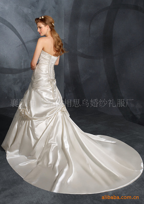 【甜心領(lǐng)排花無袖婚紗批發(fā),【廠家特價】提供歐美婚紗加工APWD12】價格,廠家,圖片,婚紗、禮服, -