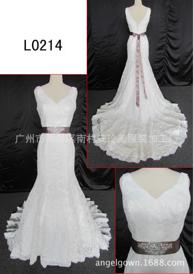 批發(fā)采購(gòu)婚紗、禮服-婚紗禮服 2013最熱款歐美婚紗批發(fā)廣州新娘抹胸款廠家批發(fā)直.